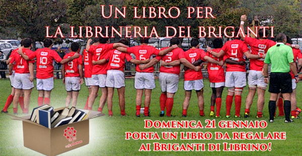 Il Rugby Mantova organizza “Un libro per la Librineria dei Briganti”