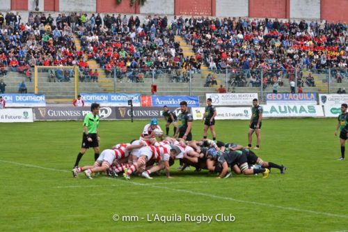 L’Aquila Rugby Club, per l’ultima di campionato ingresso libero al Fattori