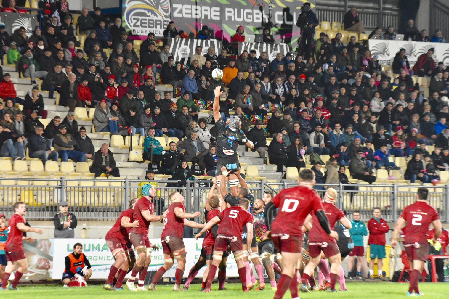 Le Zebre capitolano al Lanfranchi: Munster vince nettamente