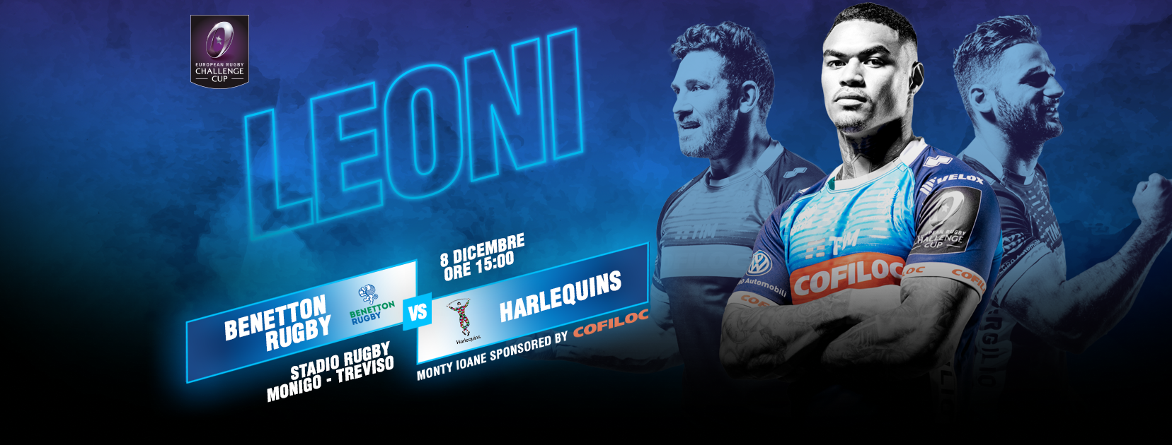 Benetton: ecco il XV per la sfida contro gli Harlequins
