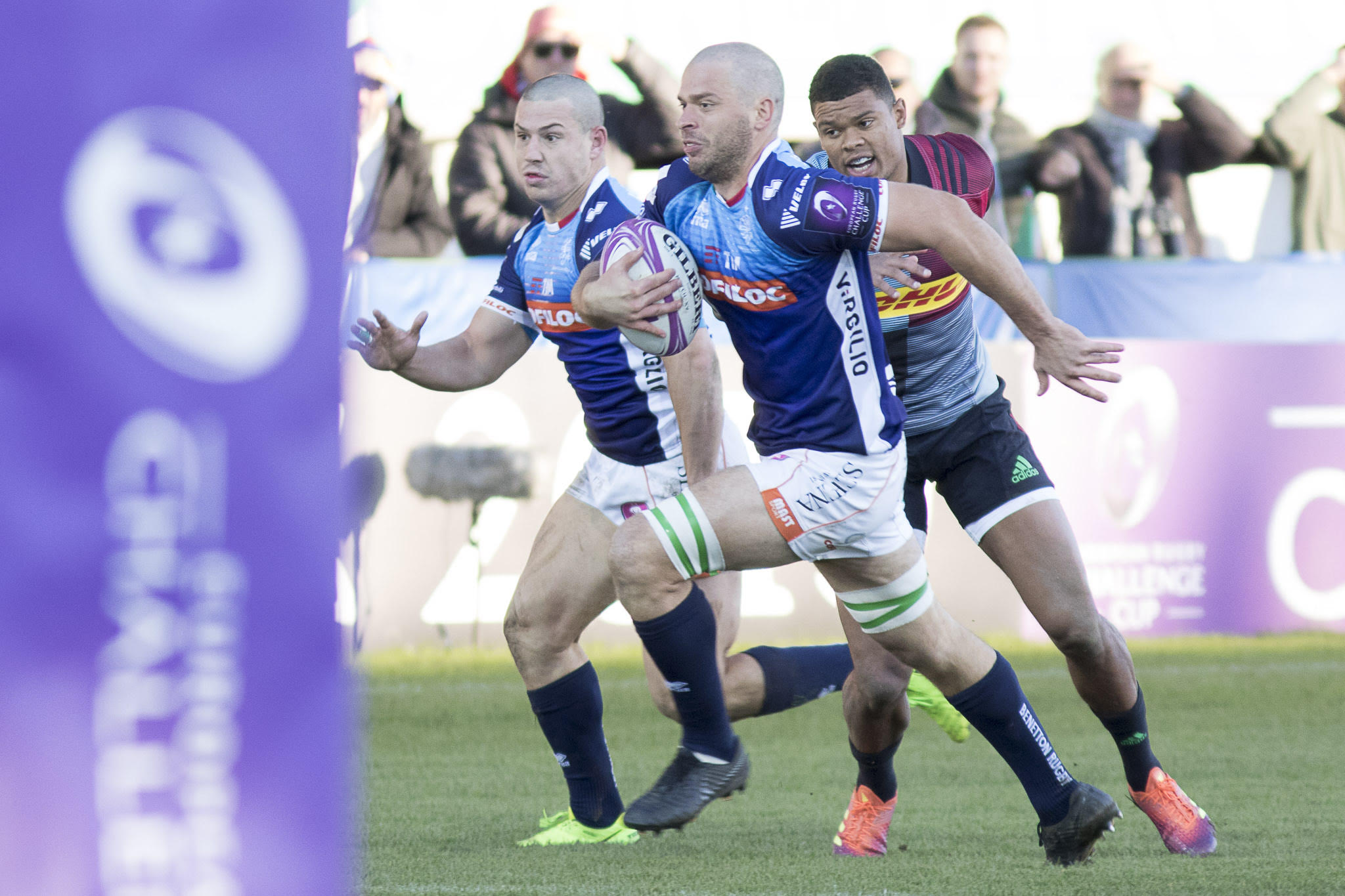 Challenge Cup: la Benetton supera di misur agli Harlequins