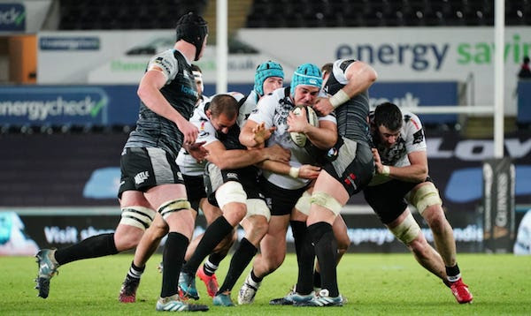 A Swansea gli Ospreys superano le Zebre nel 10° turno del Guinness PRO14