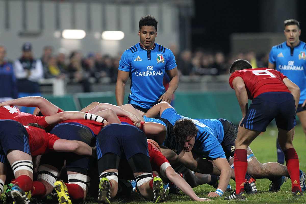 La Selezione Italia U20 battuta 40-10 dai pari età francesi