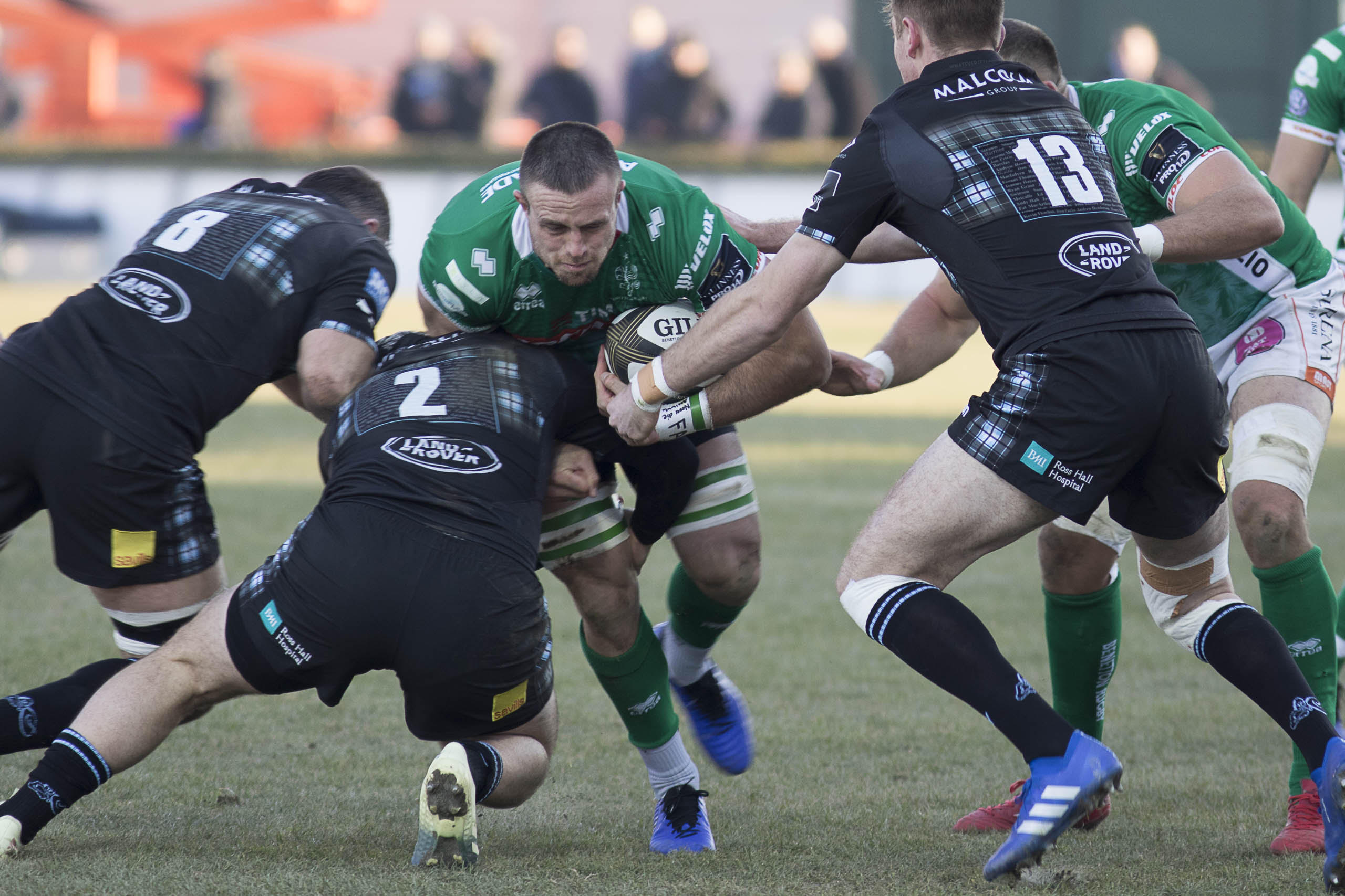 La Benetton vince e convince. Glasgow Warriors superati di misura a Monigo