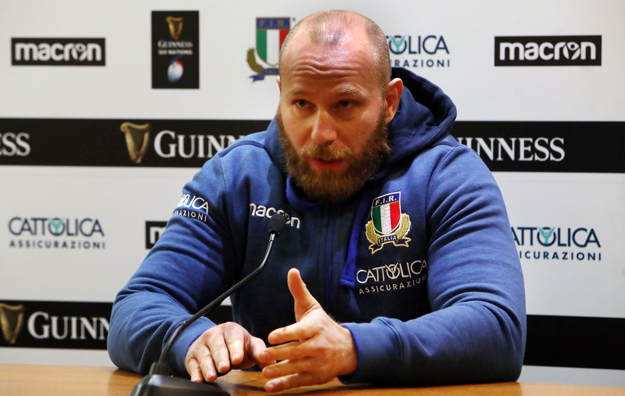 Italrugby, Ghiraldini verso l’Irlanda: “Focus sulla nostra prestazione”