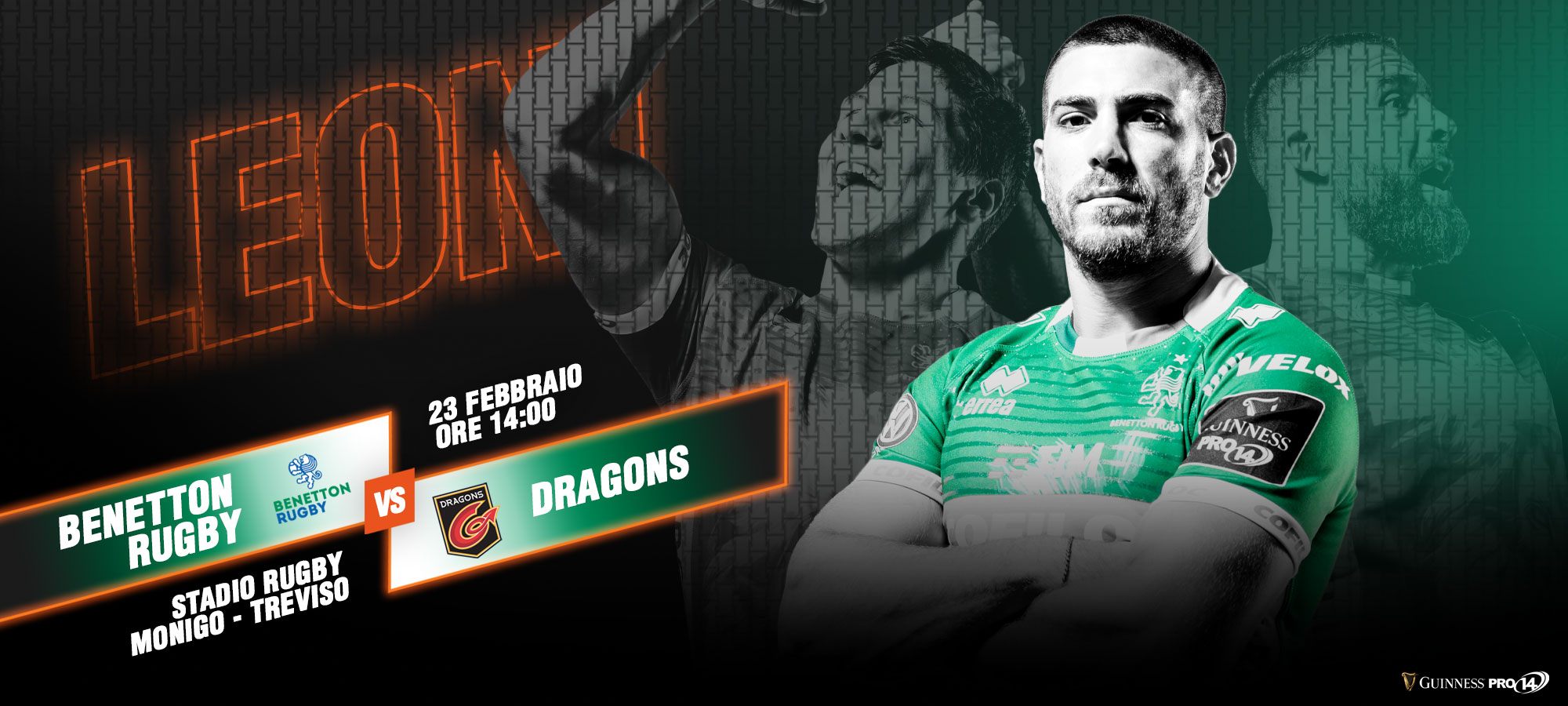 Benetton: scelto il XV che sfiderà i Dragons