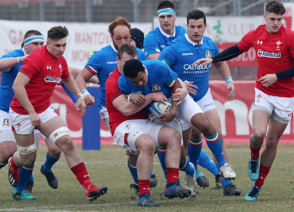 Sei Nazioni U20: Azzurrini sconfitti dal Galles davanti ai 3700 di Mantova