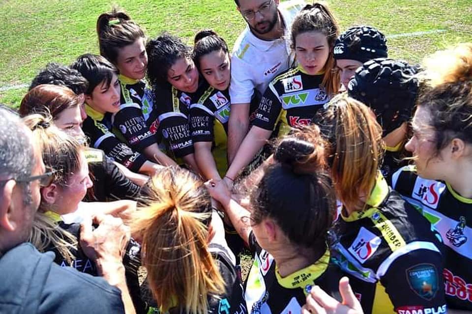 Primo giorno di raduno per la formazione femminile del Kawasaki Rugby Calvisano