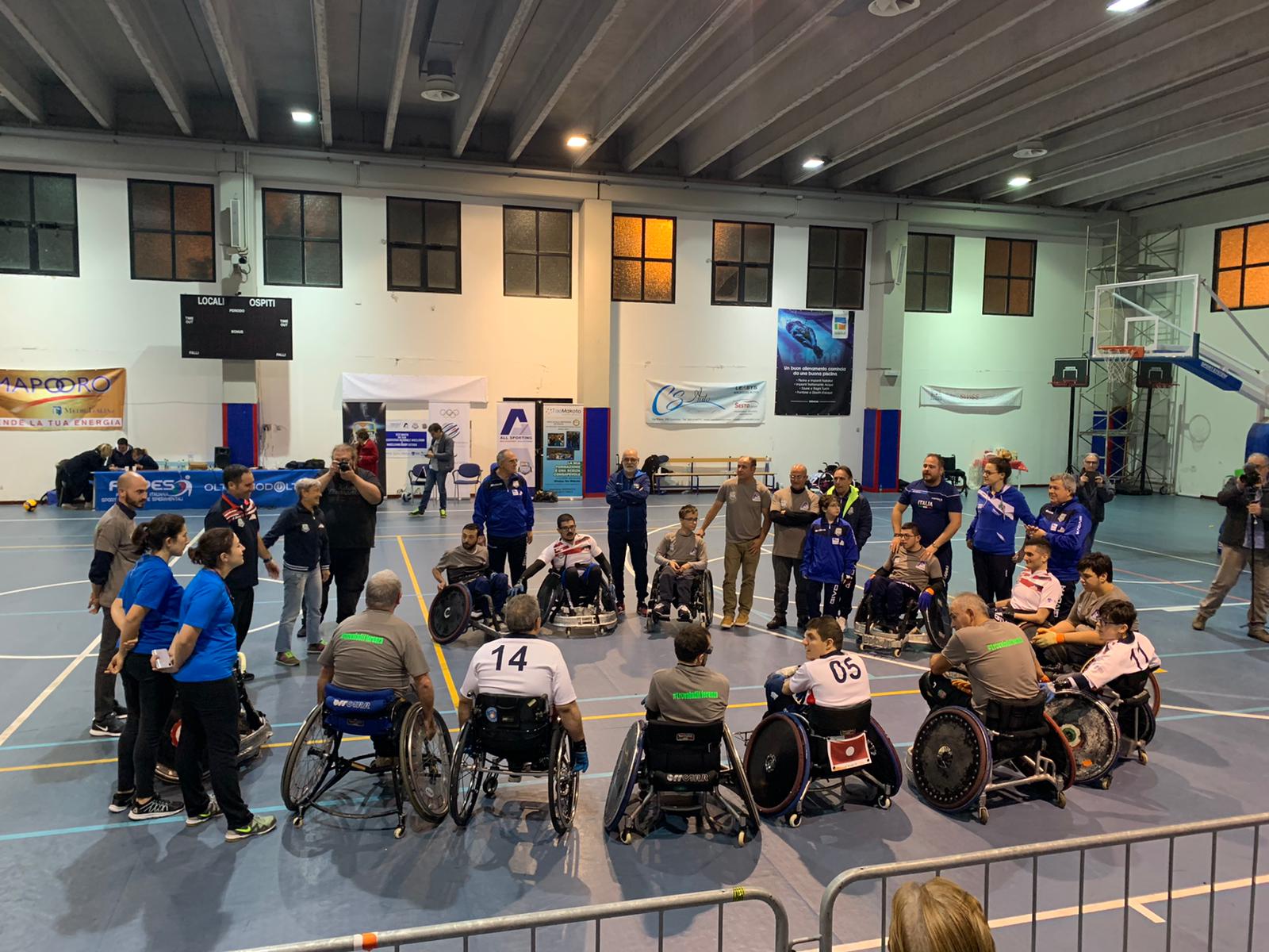 Un successo a San Pietro Clarenza (CT) il raduno nazionale di rugby in carrozzina