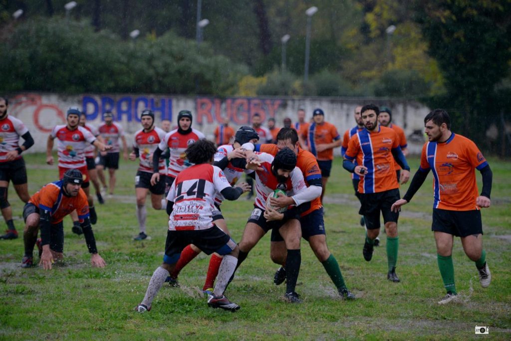 I lupi del rugby fermati dalla pioggia, a Telese la gara non si è potuta disputare