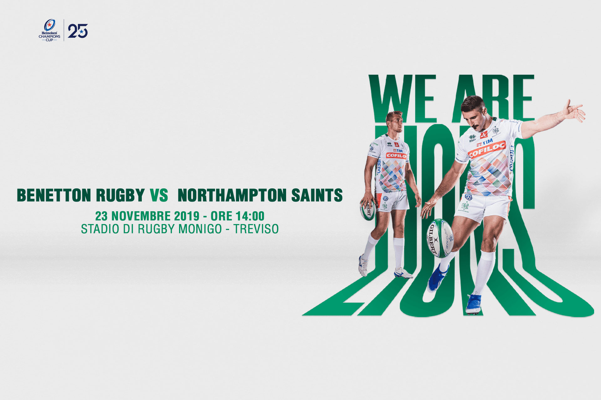 Scelti i Leoni che domani affronteranno Northampton