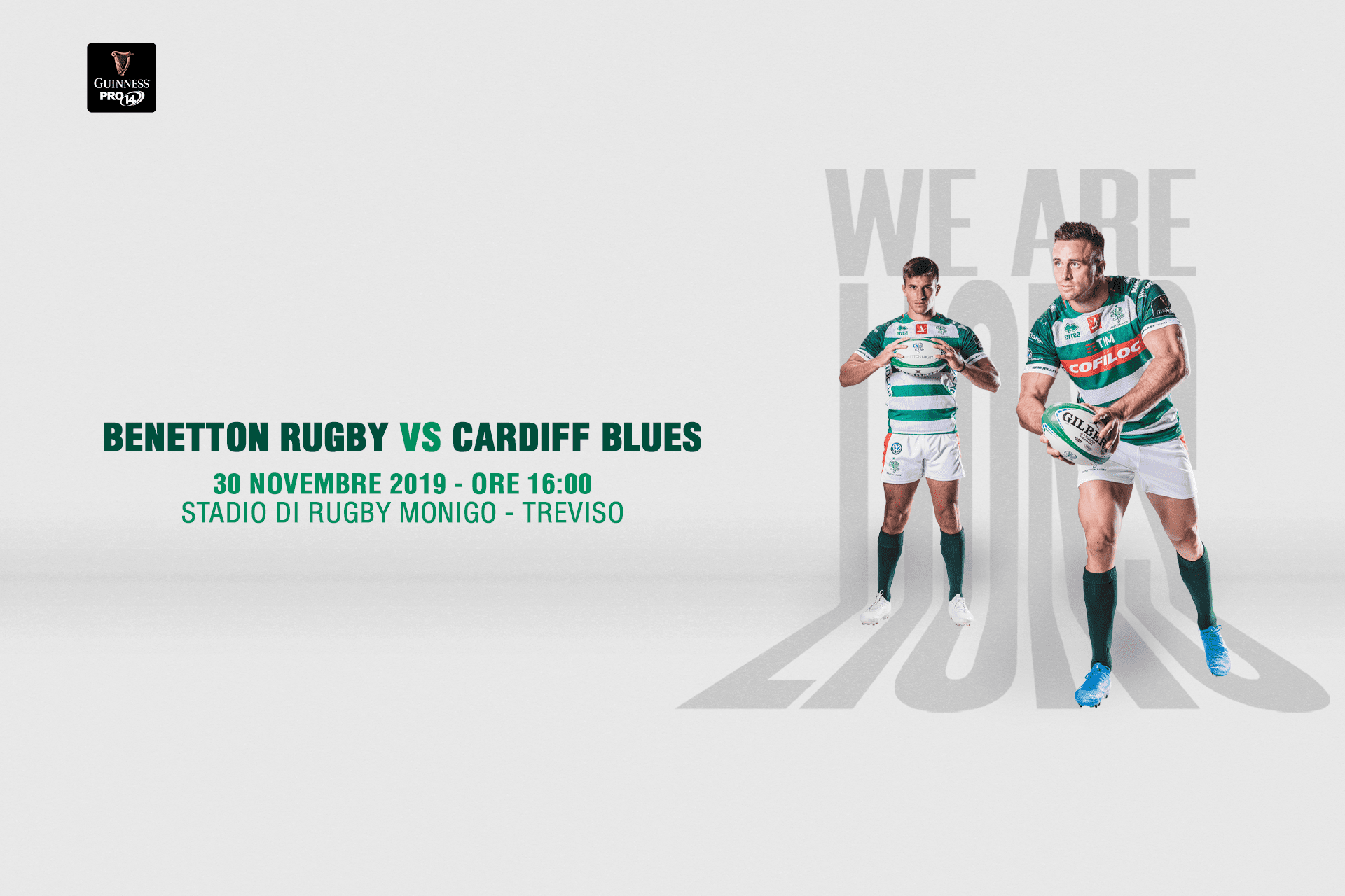 I 23 Leoni scelti per affrontare i Cardiff Blues allo Stadio Monigo