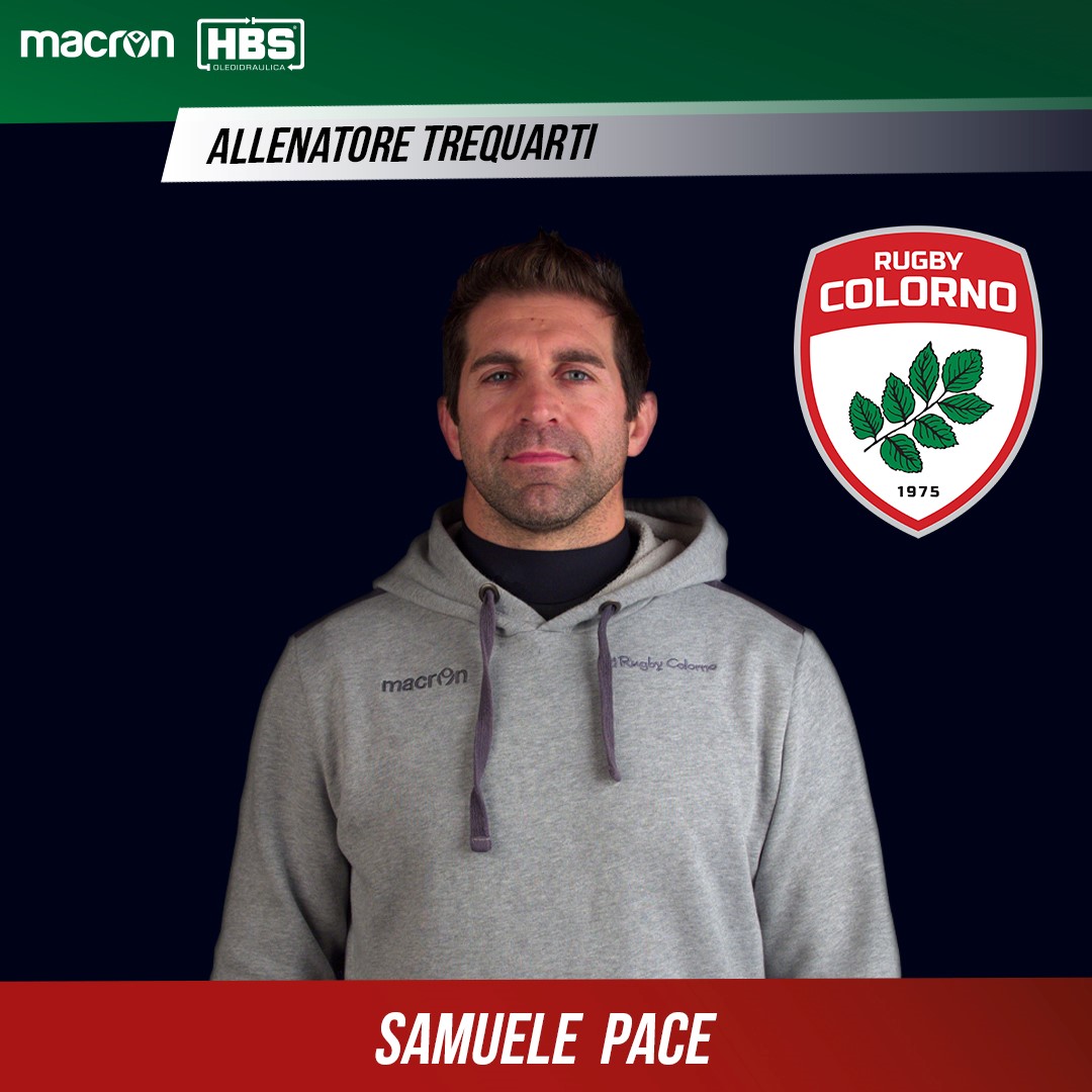 Samuele Pace nuovo allenatore dei trequarti  del Rugby Colorno
