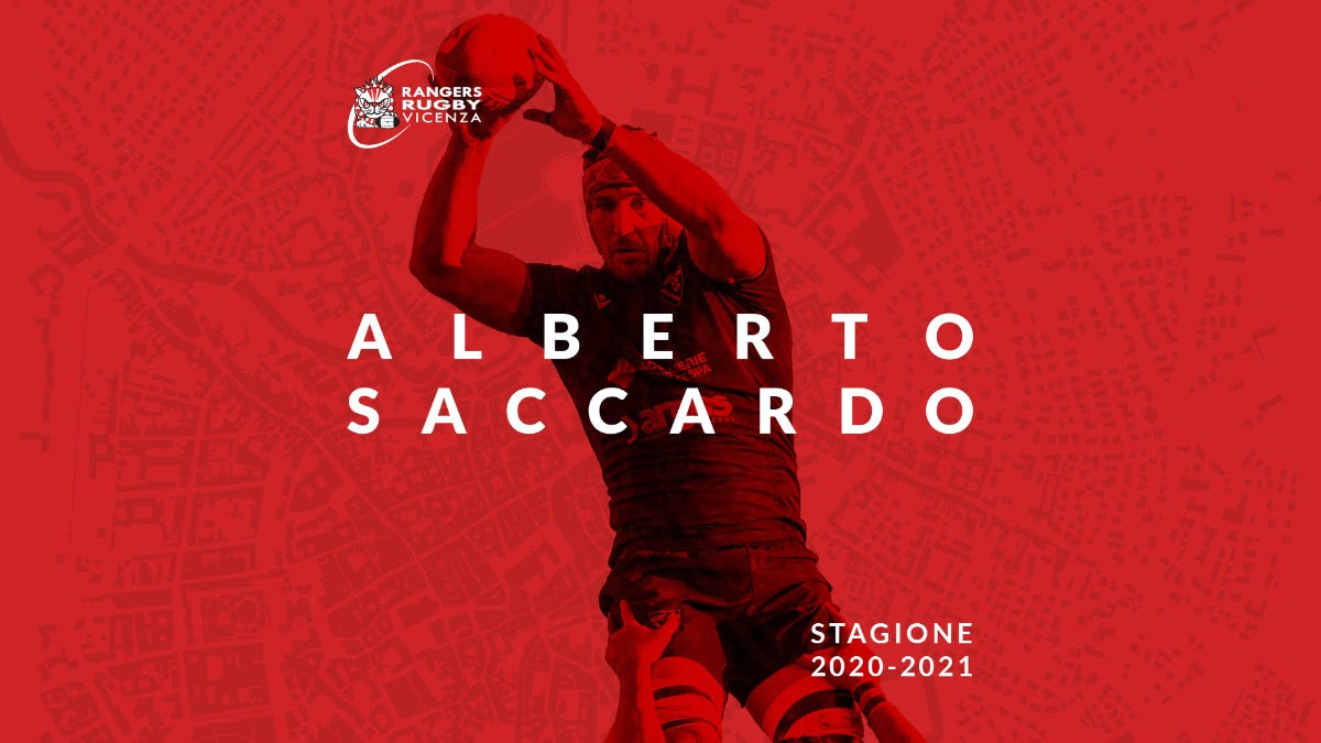 Alberto Saccardo è un giocatore della Rangers Rugby Vicenza