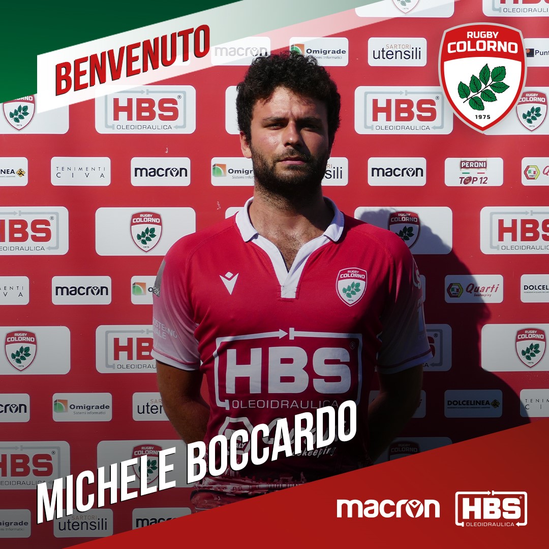 Boccardo firma per il Rugby Colorno