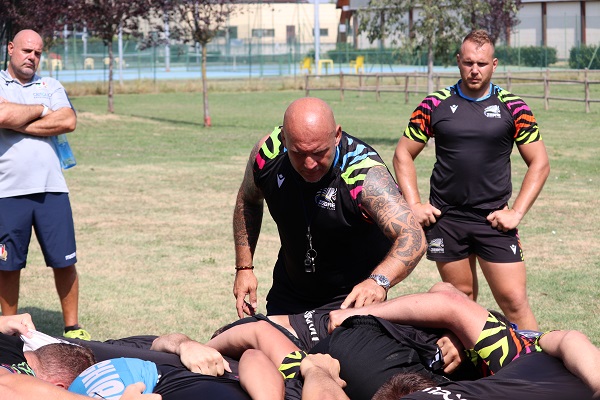 Andrea Moretti è concentrato nel valorizzare il potenziale del pack delle Zebre