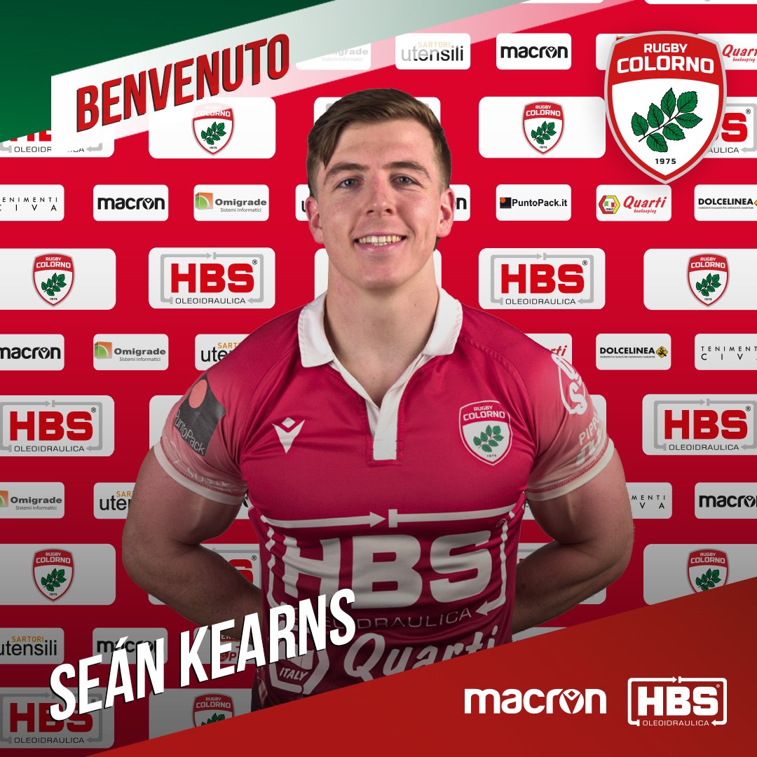 Rugby Colorno: dall’Irlanda arriva l’Apertura SEÁN KEARNS