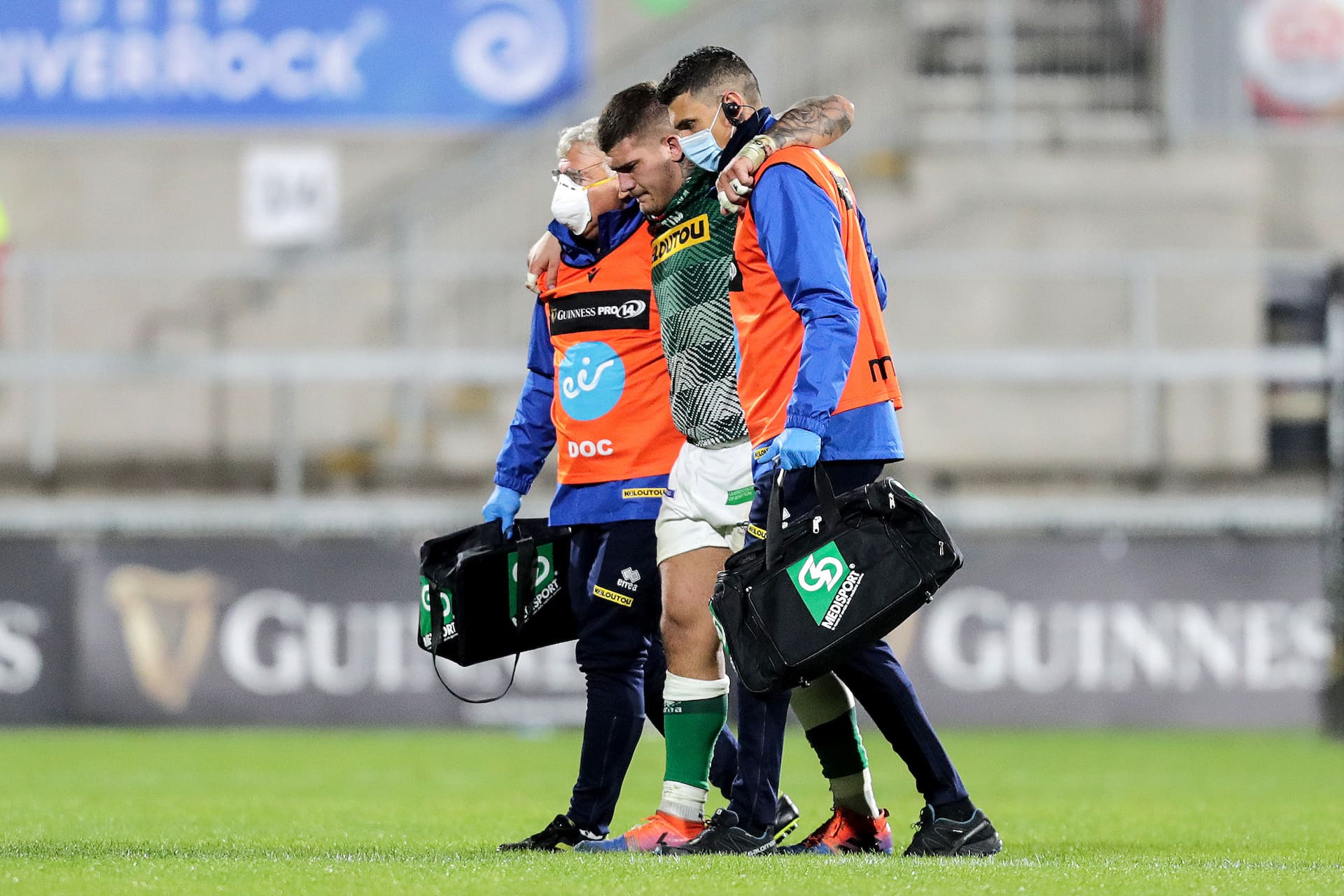 Lesione di secondo grado alla coscia per Marco Riccioni