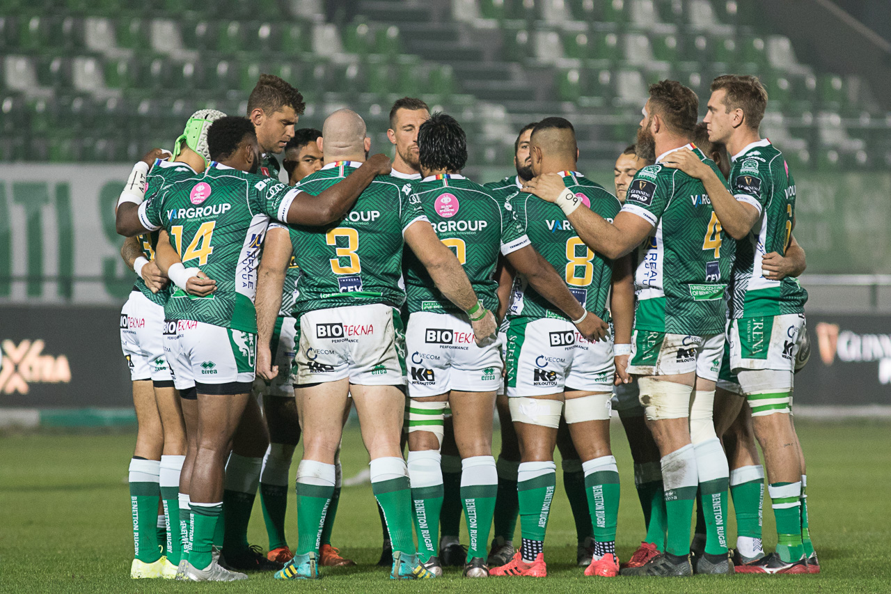 Benetton Rugby, esito ultimo ciclo di tamponi molecolari: tutti negativi