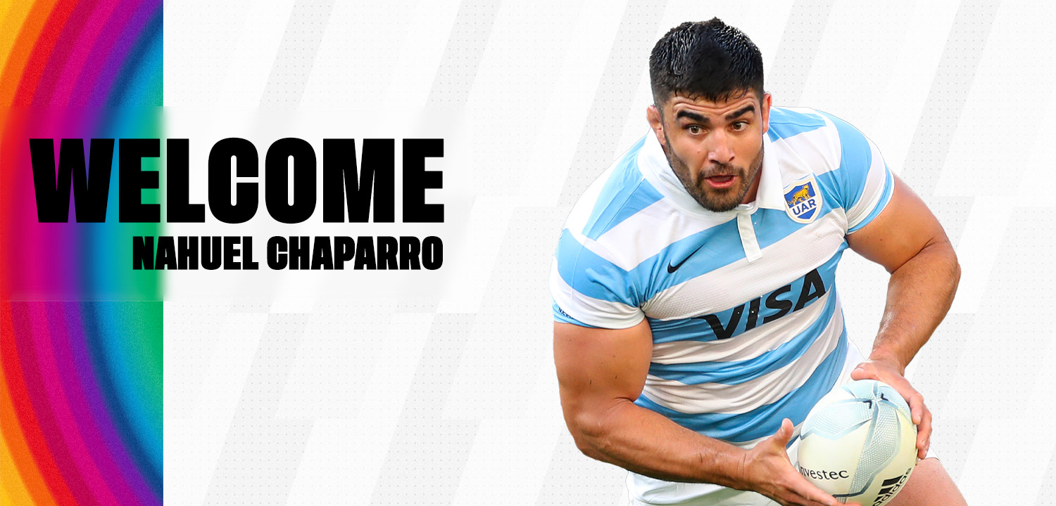 Il pilone dei Pumas Nahuel Chaparro rafforza la prima linea dei biancoverdi