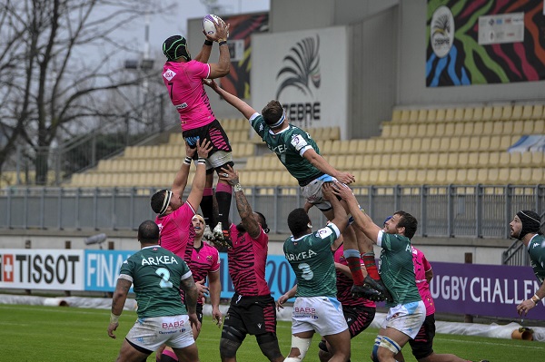Zebre e Bath Rugby in campo a Parma nel primo fine settimana di aprile nell’ottavo di finale di Challenge Cup