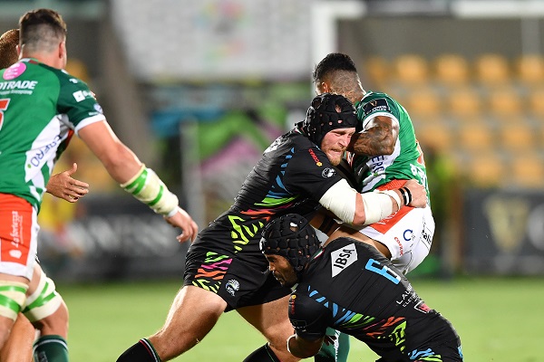 I tre avanti Luca Bigi, Massimo Ceciliani e Jimmy Tuivaiti rinnovano con le Zebre