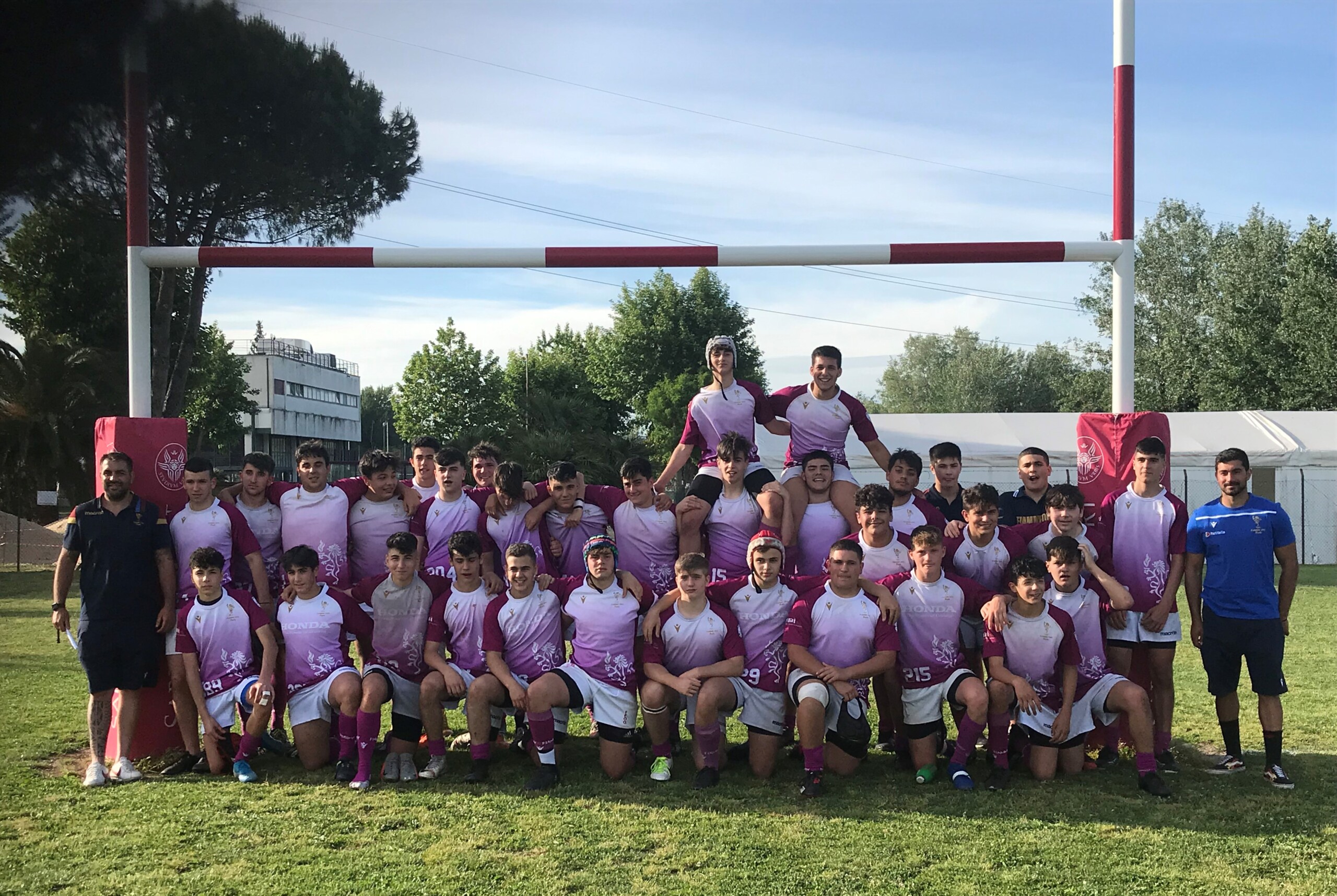 Gran bell’incontro di Rugby Giovanile all’Impianto Tor di Quinto della “Sapienza Sport” delle UNDER 16 del Lazio