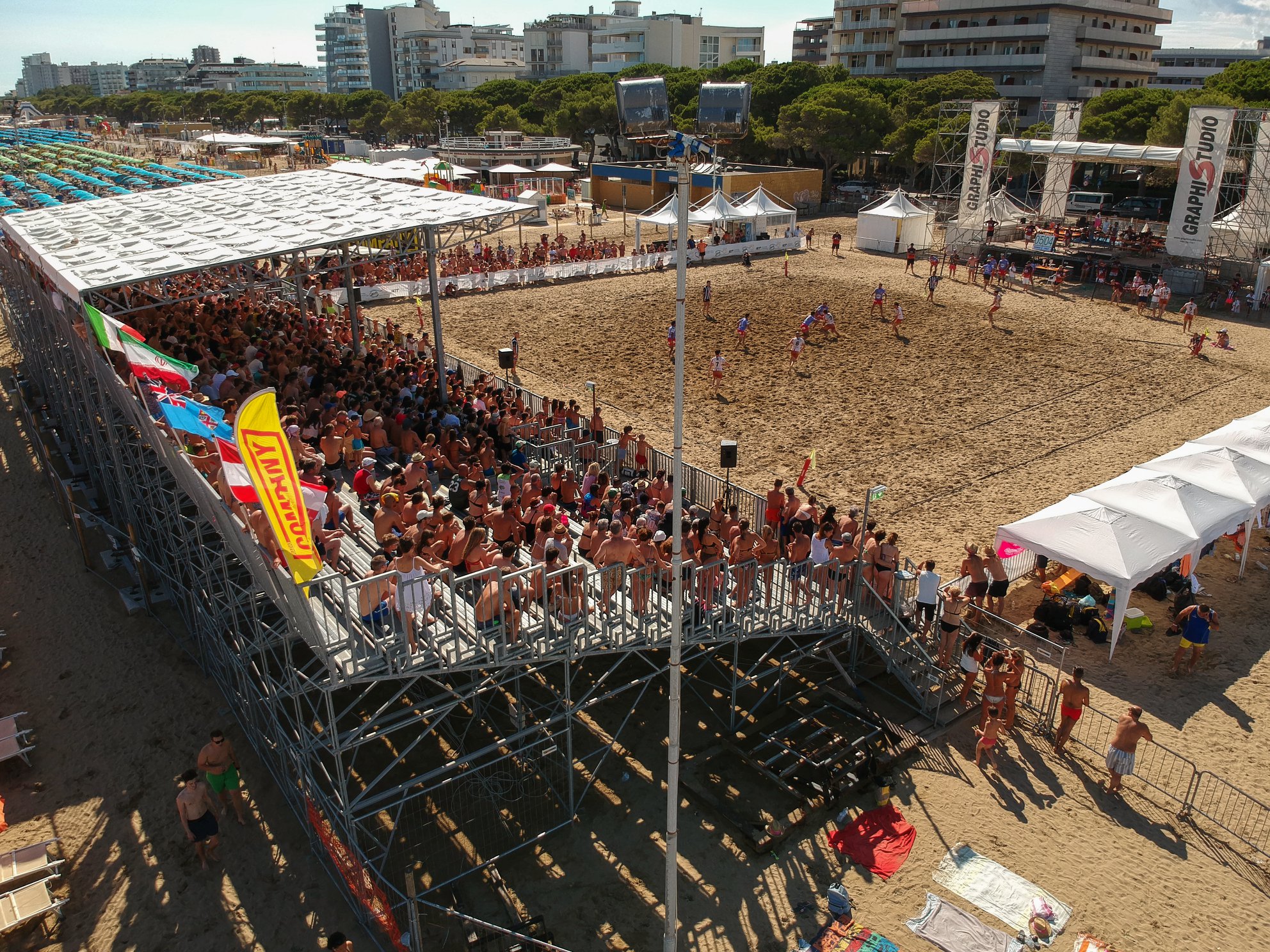 Il Covid ferma il beach rugby di Lignano. Finale EBRA Series rimandata al 2022