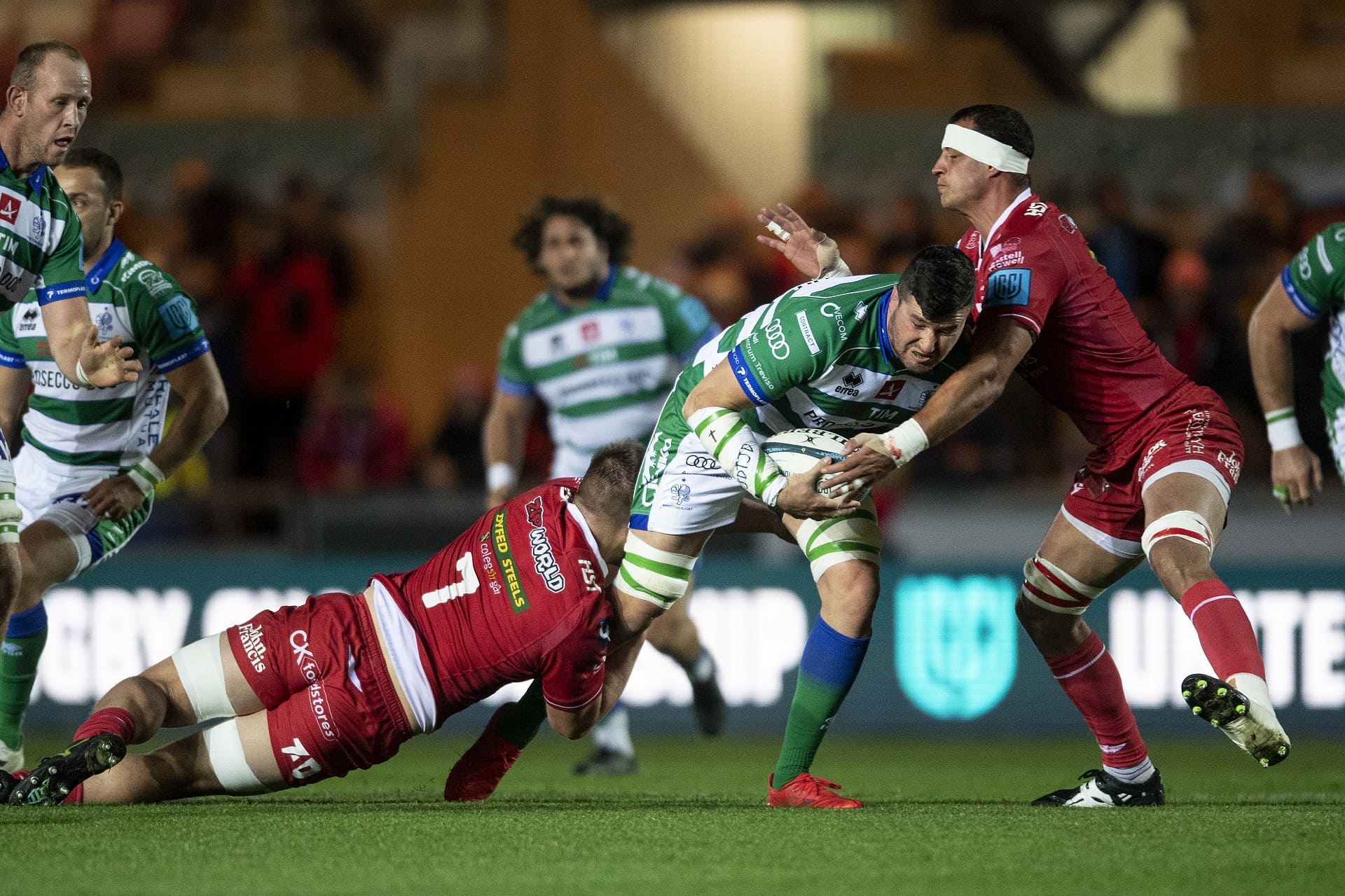 A Llanelli i Leoni lottano fino all’ultimo ma perdono 34-28 contro gli Scarlets