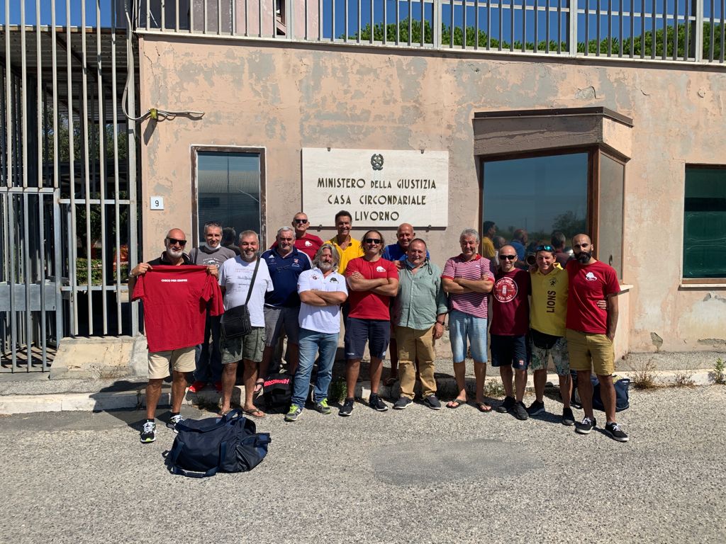 Rugby in carcere: il 30/10 1° partita delle Pecore Nere del campionato Old 2021/22
