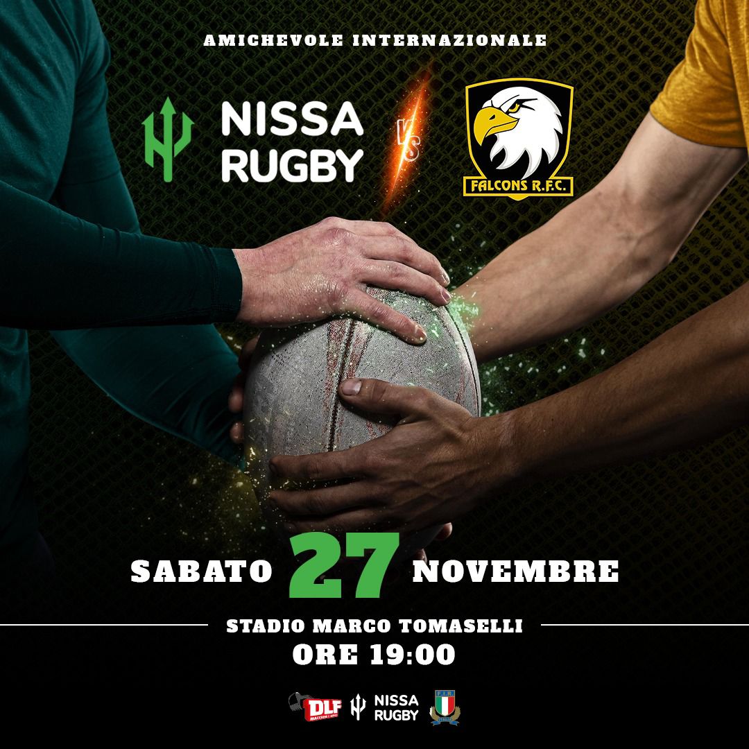 DLF Nissa Rugby, amichevole internazionale con gli RFC Falcons di Malta