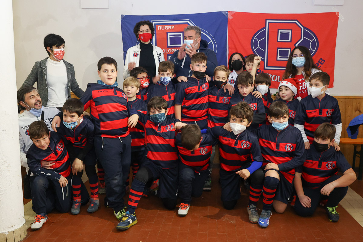 Bologna Rugby: 65 piccole maglie rossoblù