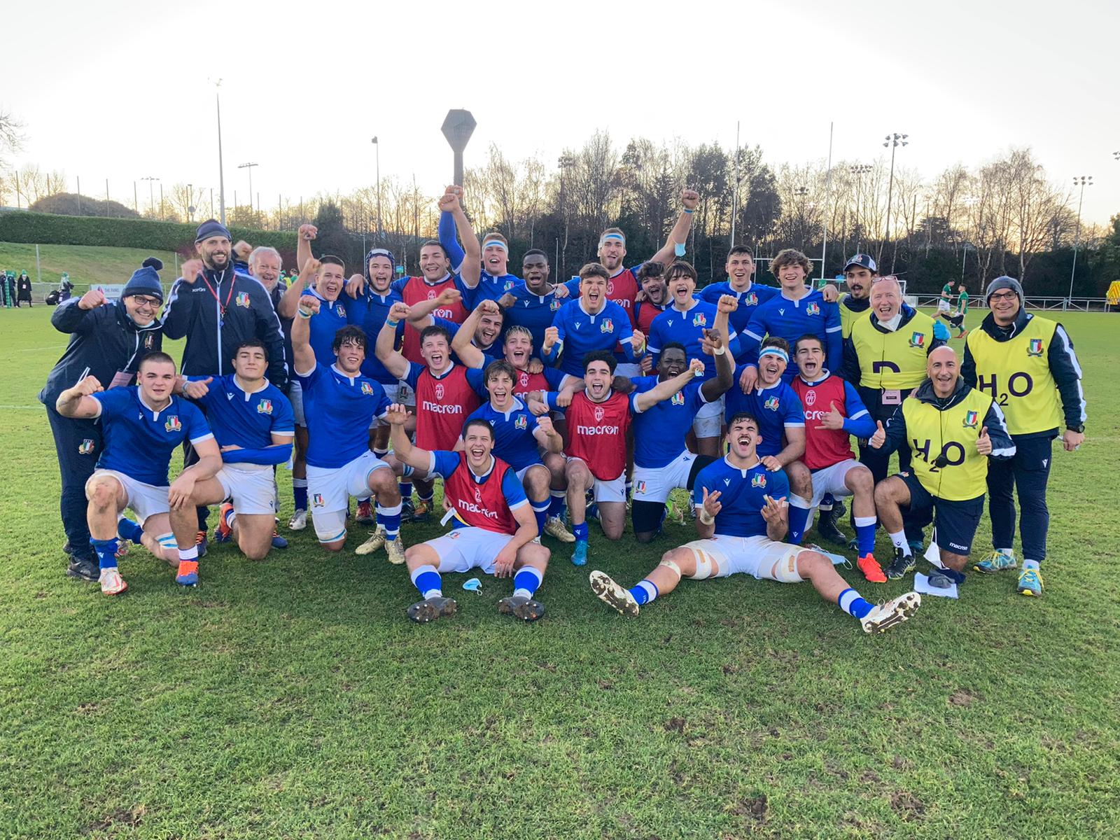 L’Italia U20 corsara a Dublino. Irlanda superata 8 – 15