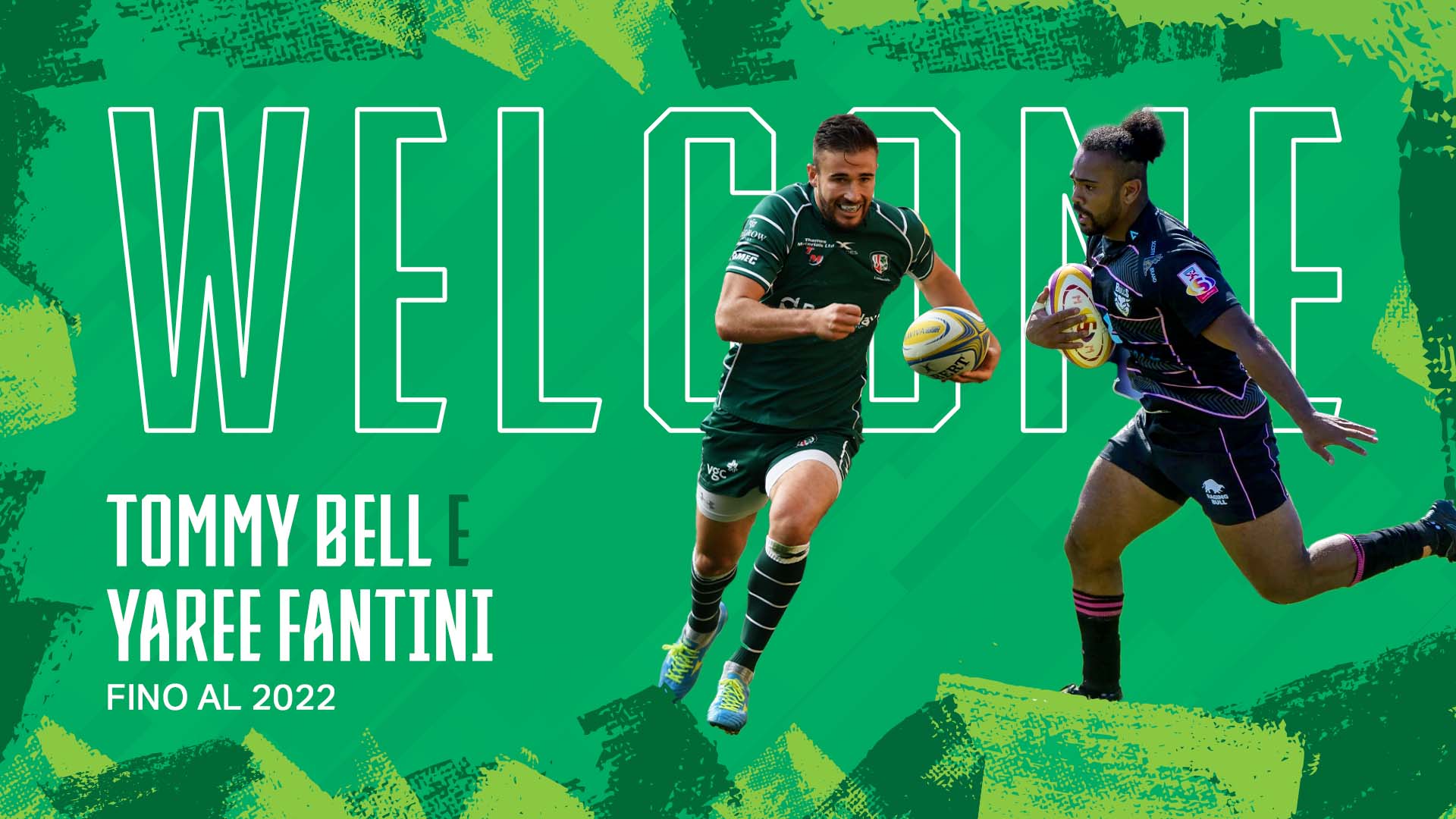 Tommy Bell e Yaree Fantini i due rinforzi del Benetton Rugby