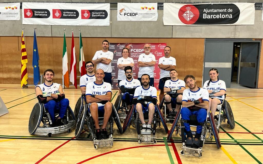 L’Italia del rugby in carrozzina terza al quadrangolare di Barcellona