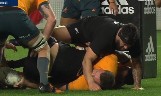 La strana meta segnata da Sam Whitelock