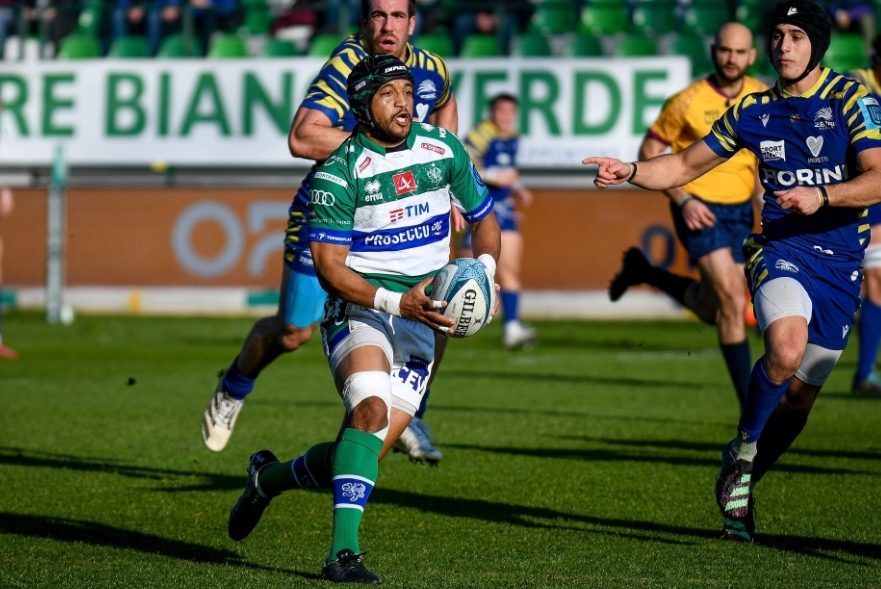 Il Benetton Rugby conquista il derby con uno spettacolare 38-5