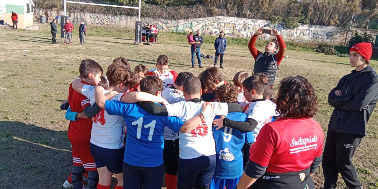 Al campo di via del Cardellino raggruppamento minirugby Under 7-9-11-13, Luca Giglio: “Netti miglioramenti in tutti gli aspetti per i Draghetti del Terni Rugby”￼