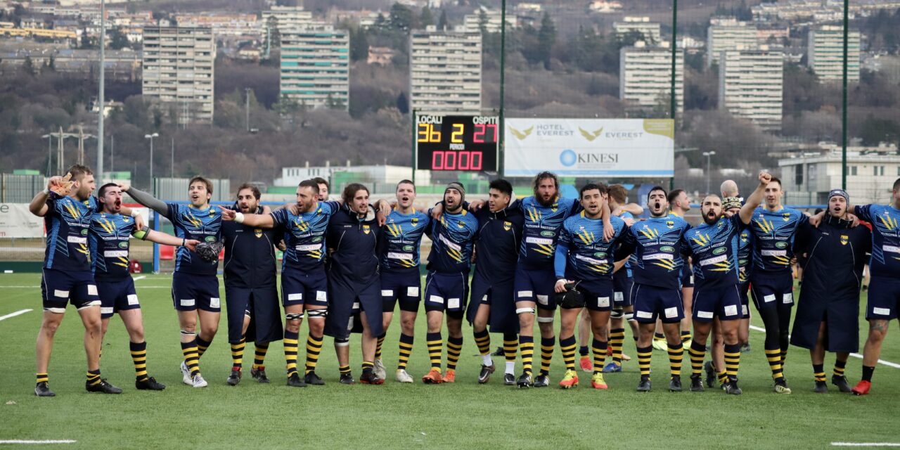 Il Trento si impone sul Bassano: 36 – 27 il finale