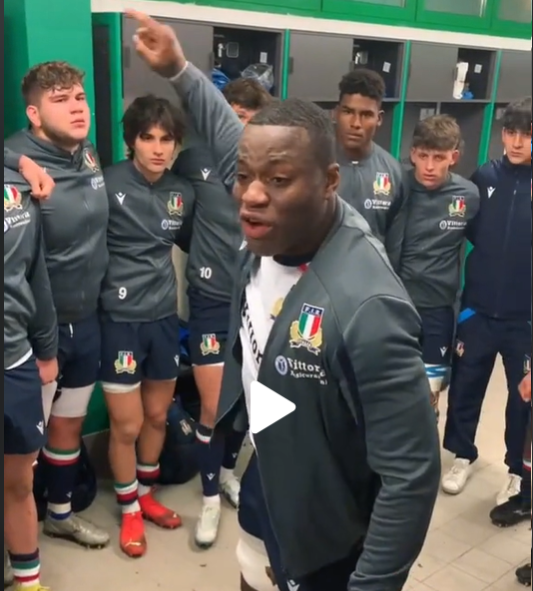 Il discorso di David Odiase prima di Italia – Francia Under 20