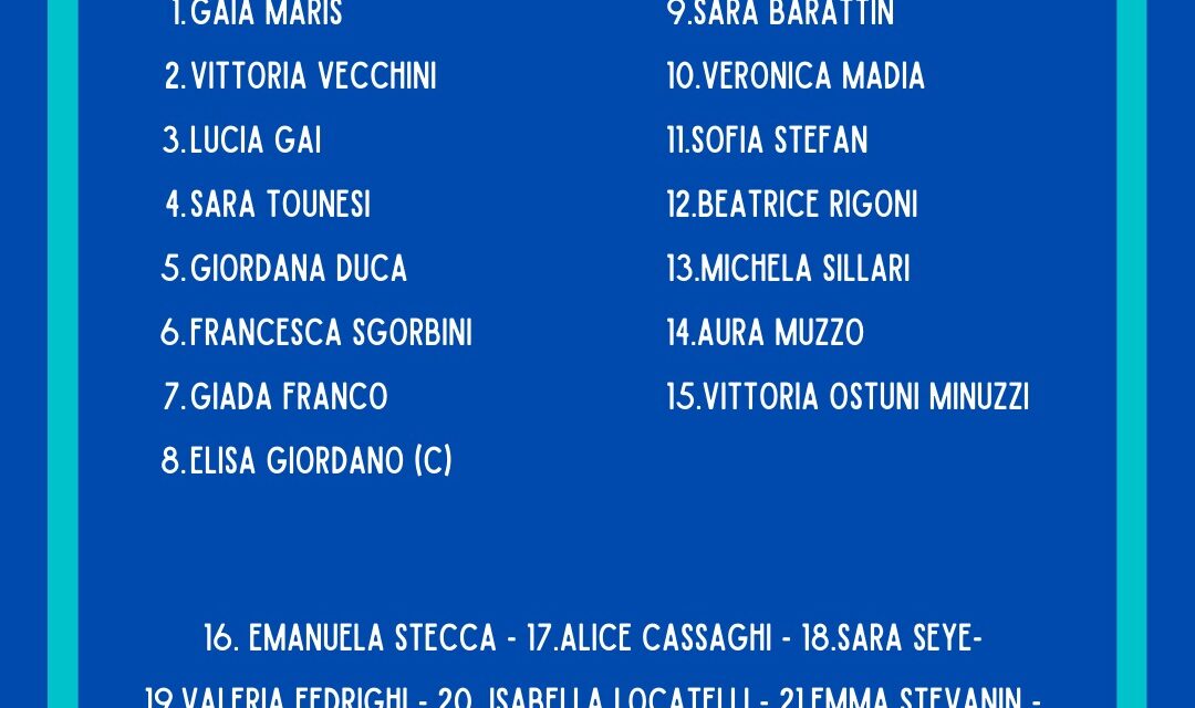 Italia Femminile: il XV scelto da coach Raineri per la sfida all’Inghilterra
