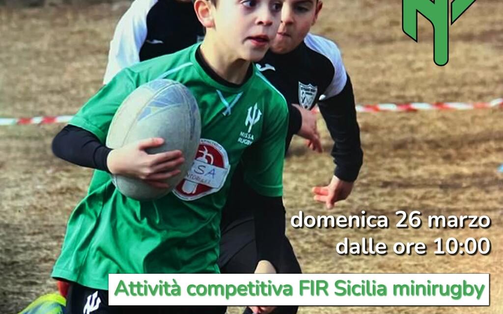 Caltanissetta, domenica 26 marzo raggruppamento minirugby al “M. Tomaselli”