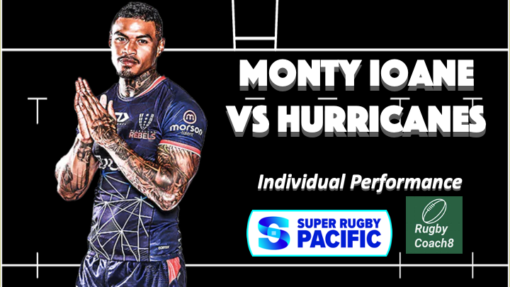 Super Rugby Pacific : Monty Ioane vs Hurricanes