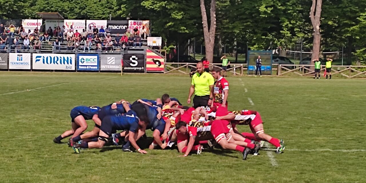 Una Fiorini Pesaro Rugby già salva lotta ma cede nell’ultima partita casalinga al Napoli