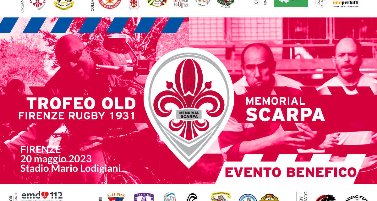 FIRENZE RUGBY 1931 – Memorial Scarpa, il 20 maggio al Mario Lodigiani il primo trofeo old del Firenze Rugby 1931
