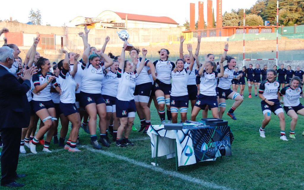 La Selezione Italiana U20 Femminile vince il triangolare disputato oggi a L’Aquila superando 17-14 la Selezione Irlandese e 10-7 la Selezione Scozzese