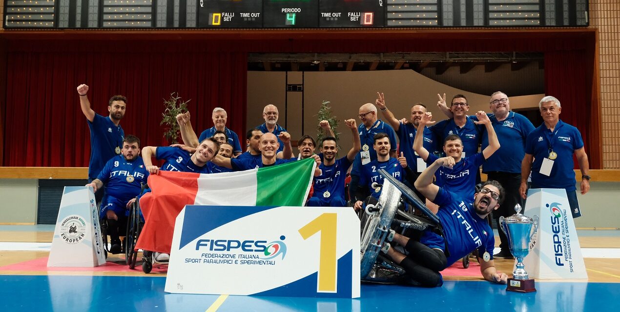 L’Italia del rugby in carrozzina vince l’Europeo divisione C: Austria superata in finale 52 – 40 e accesso alla divisione B ottenuto