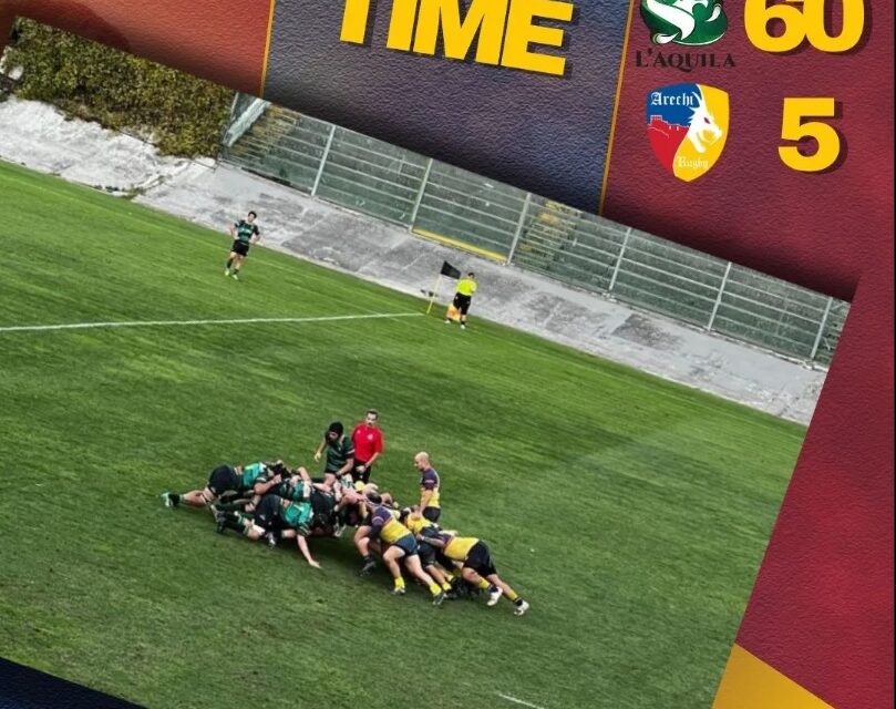 Troppa L’Aquila per l’Arechi: al Fattori finisce 60-5