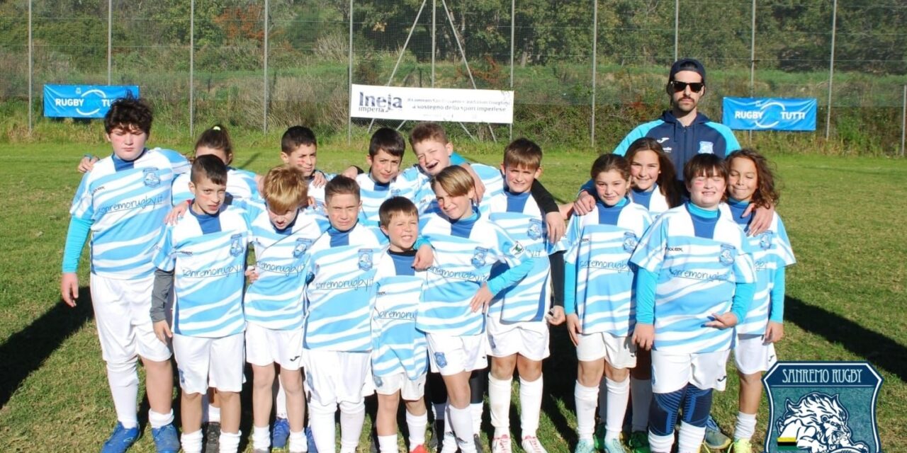 Tutte le formazioni giovanili del Sanremo Rugby in campo nel weekend tra Imperia e Torino