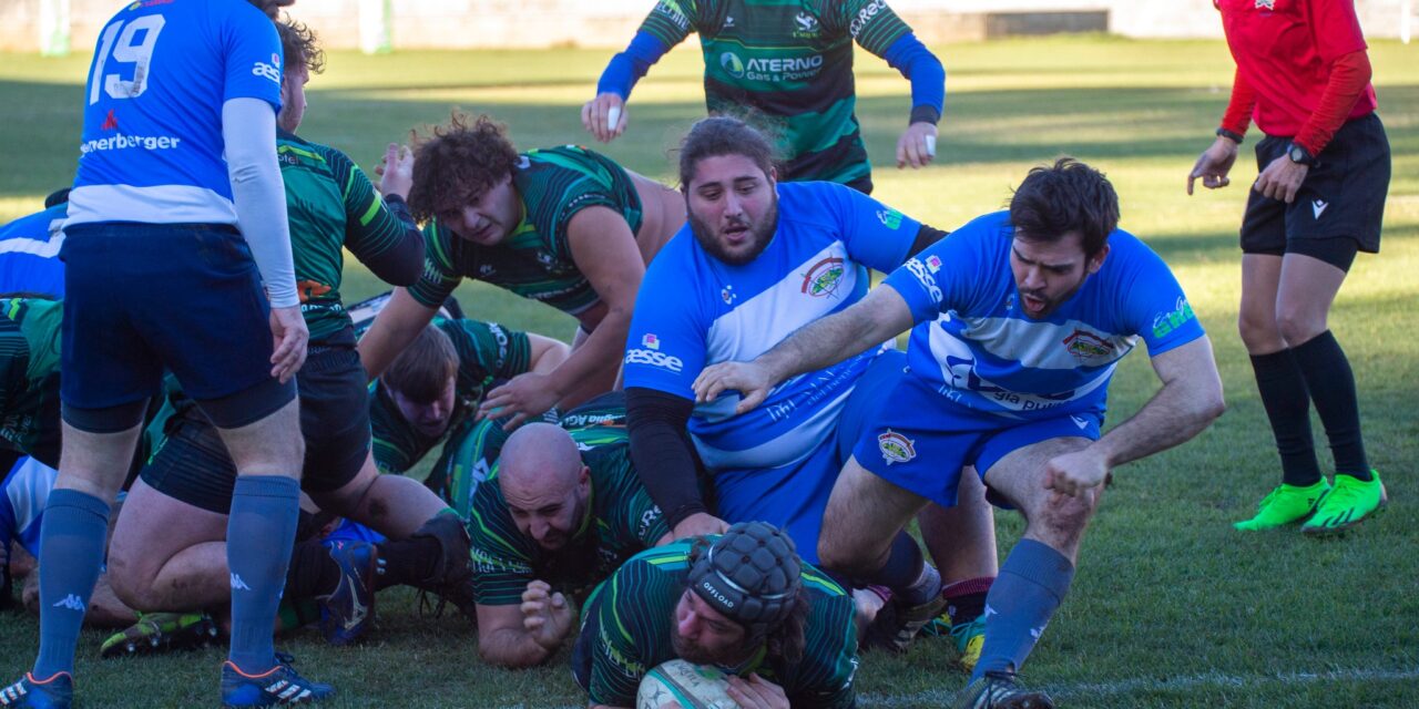 La Rugby L’Aquila vince in casa e conquista la vetta del campionato in solitaria